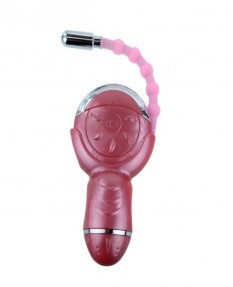 Клиторальный стимулятор с отростком Rolling Fun, BI-014100