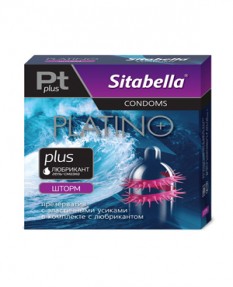Презерватив Sitabella Platino plus Шторм - 1 шт
