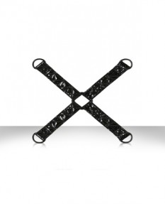 Фиксация крестообразная Sinful Black Hogtie черная