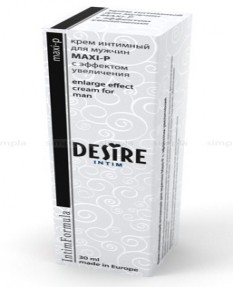 Desire Интим-крем ''Maxi-p'' (эффект увеличения) 30мл. муж