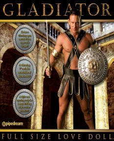 Кукла с вибрацией Gladiator
