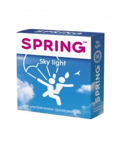 Презервативы SPRING SKY LIGHT - ультра тонкие, №3 ШТ