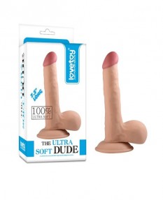 Фаллоимитатор реалистик на присоске The Ultra Soft Dude 18,5 см
