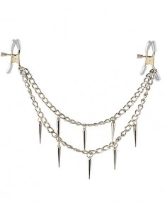 Зажимы на соски Fetish Fantasy Series Rock Hard Nipple Clamps - Silver