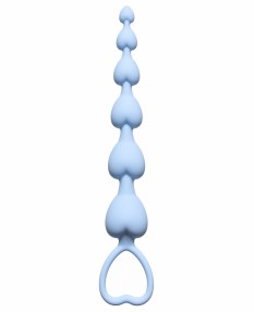 Анальная цепочка Heart's Beads Blue