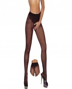 Roxana Колготки Open Crotch Tights Black