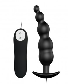 Анальные виброшарики Black Pretty Love