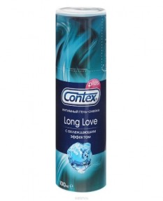Гель-смазка Contex Long Love с охлаждающим эффектом 100 мл, 5060040304044
