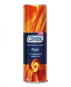 Гель-смазка Contex Flash с согревающим эффектом 100 мл