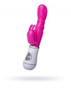 Вибромассажер с клиторальным стимулятором Lusty Bunny розовый, 761022