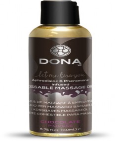 Вкусовое массажное масло DONA Kissable Massage Oil Chocolate Mousse 110 мл