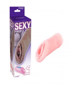 Мастурбатор Sexy Pussy with Beads Tube Flesh