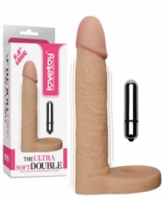 Насадка для двойного проникновения с вибрацией The Ultra Soft Double, LV1131