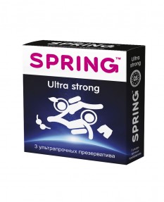 Презервативы SPRING ULTRA STRONG - ультра прочные, №3, ШТ