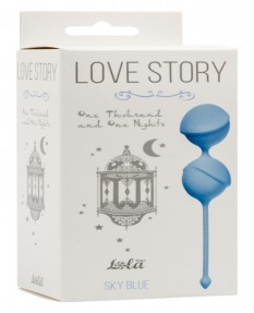 Вагинальные шарики Love Story One Thousand and One Nights Sky Blue