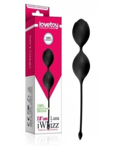 Вагинальные шарики iWhizz Luna черные, 1022BLK