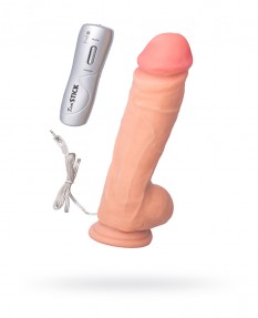 Ротатор TOYFA RealStick Elite на присоске телесный, 17 см