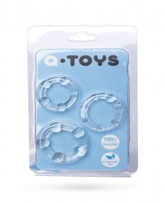 Набор колец A-toys, прозрачные