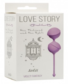 Вагинальные шарики Love Story One Thousand and One Nights Violet Fantasy