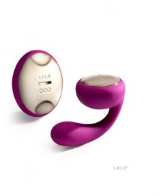 Lelo Вращающийся вибромассажер Ida для пар с дистанционным управлением Deep Rose