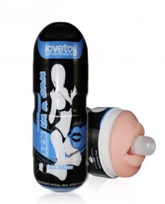 Мастурбатор в колбе губки Sex in a can, 3600509-01