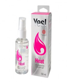 Гель-смазка силиконовый Yes - Heat, 50 мл