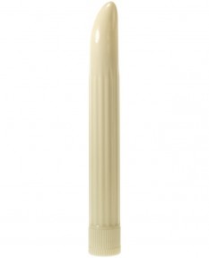 Анальный вибратор Sensuous Ribbed Vibrator Ivory Minx