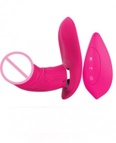 Вибробабочка 7-Function Silicone Love Rider Butterfly Bliss из силикона розовая
