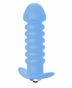 Анальная пробка с вибрацией Twisted Anal Plug Blue
