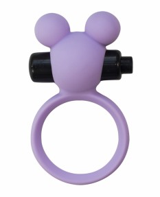 Эрекционное виброколечко Emotions Minnie Purple