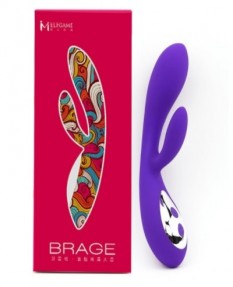 Вибратор нагревающийся Brage, фиолетовый