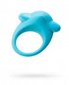 Эрекционное кольцо TOYFA A-Toys, силикон, голубое, 5,2 см