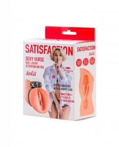 Мастурбатор с вибро-кольцом Satisfaction Magazine Nurse