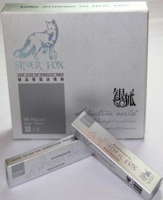 Женский возбудитель Silver fox (Серебряная лиса), 1 штука