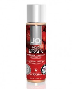 Ароматизированный лубрикант Клубника на водной основе JO Flavored Strawberry Kiss 1oz (30 мл)