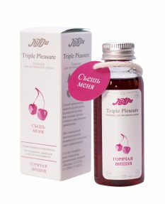 Эликсир для интимного ухода "Triple Pleasure" Горячая вишня 65 гр