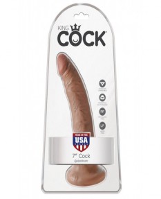 Фаллоимитатор-мулат с присоской 7 Cock - 17,8 см