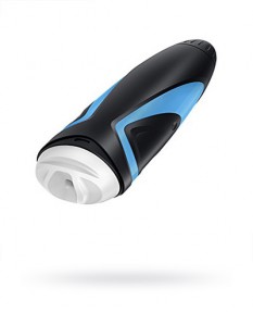 Мастурбатор нереалистичный Satisfyer Men, Силикон, Чёрный, 25,5 см