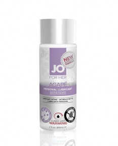 Возбуждающий легкий гипоаллергенный лубрикант JO AGAPE WARMING, 2 oz (60 мл)