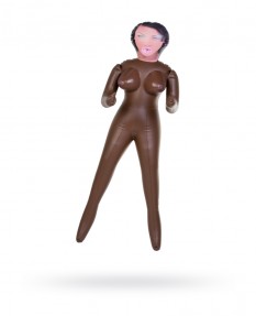 Кукла надувная, Michelle, негритянка, TOYFA Dolls-X, с тремя отверстиями, 160 см
