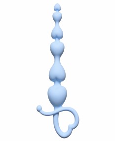 Анальная цепочка Begginers Beads Blue, 4102-02