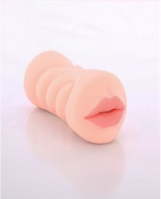 Двойной мастурбатор Vagina-Oral sex with teeth 2 в 1, YG-M008