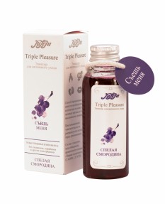 Эликсир для интимного ухода "Triple Pleasure" Спелая смородина 65 гр