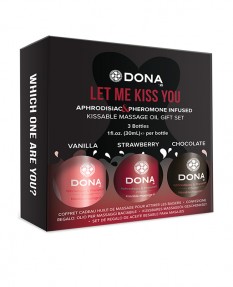 Набор массажных масел Dona by System Jo - 3х30 мл