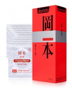 Презервативы Okamoto Skinless Skin Super Thin / Ультратонкие № 10
