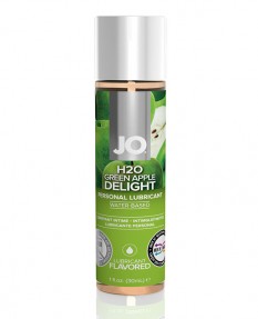 Ароматизированный лубрикант Яблоко на водной основе JO Flavored Green Apple H2O 1oz 30 мл