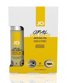 Стимулирующий гель для оральных ласк с десенсибилизацией Oral Delight - Vanilla Thrill ванильный