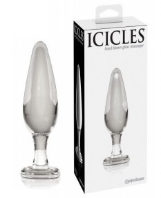 Стеклянная анальная пробка Icicles No. 26