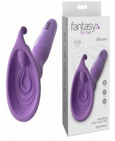 Вакуумный стимулятор клитора с вибрацией Fantasy For Her Vibrating Roto Suck-Her, PD4925-12