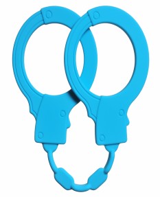 Силиконовые наручники Stretchy Cuffs Turquoise, 4008-03